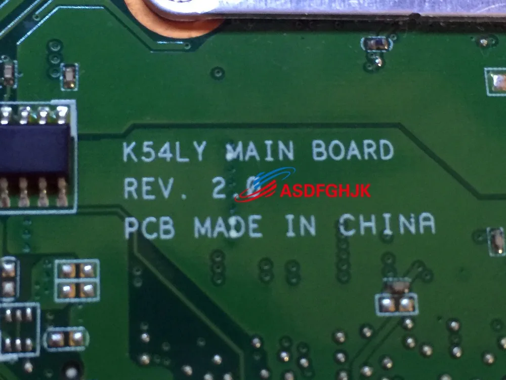 Placa-mãe para Asus K54ly Mainboard Teste ok Laptop Repair Components - Imagem 2