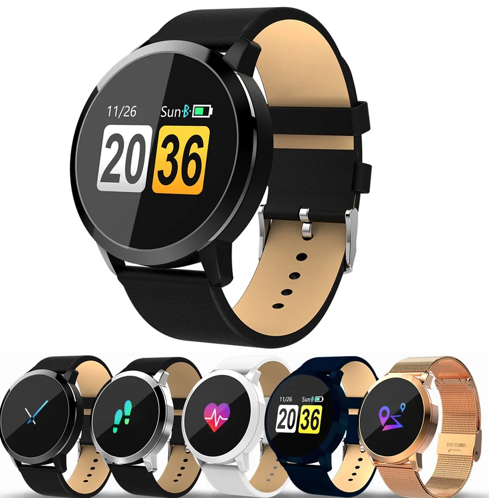 Newwear Q8 Smart Watch Touch Screen Heart Rate Wristband Men Women IP67 Waterproof Sport Fitness Wearable Devices Electronics Newwear Q8 Smart Watch Touch Screen Heart Rate Wristband Men Women IP67 Waterproof Sport Fitness Wearable Devices Electronics