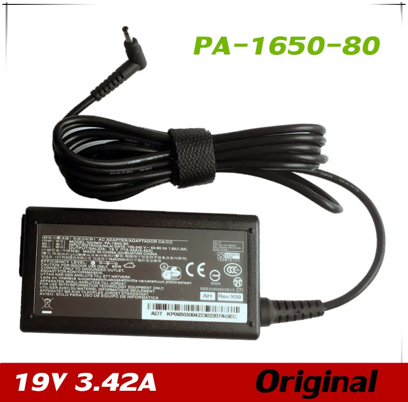 7XINbox 19V 3.42A PA-1650-80 Original Charger For Acer Chromebook C720 C720P W700 W700P Power Supply AC Adapter
