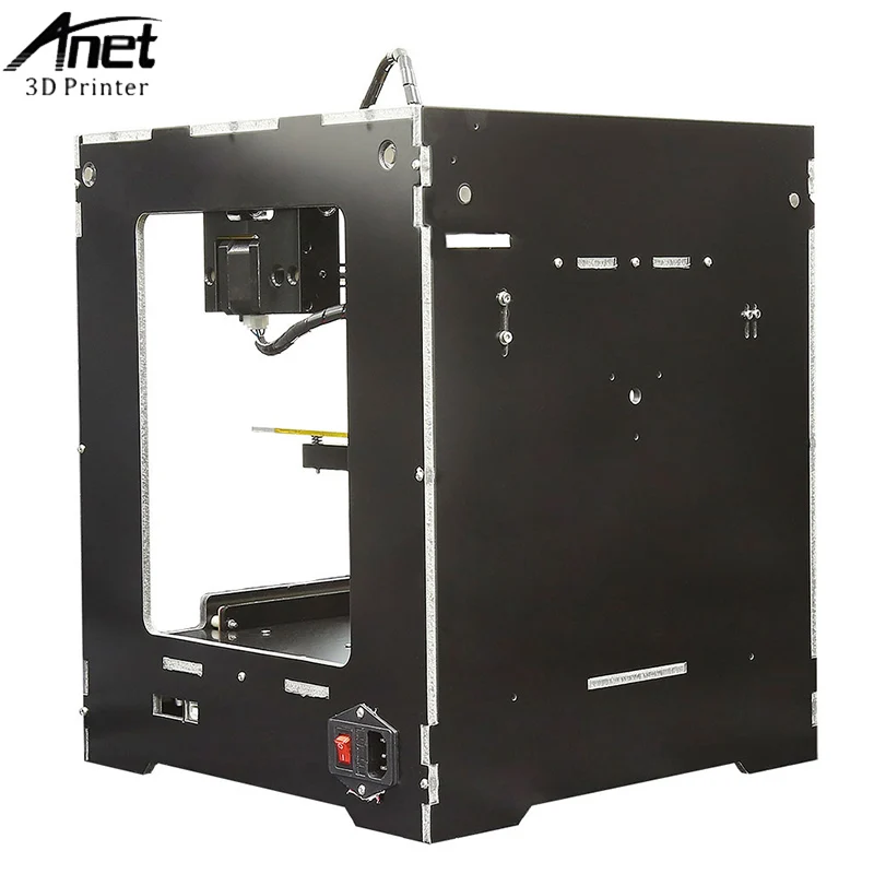 Anet A3 3d принтер машина Полный акриловый Собранный Reprap i3 3d принтер комплект с нитью 8 г sd-карта+ инструмент бесплатно большой