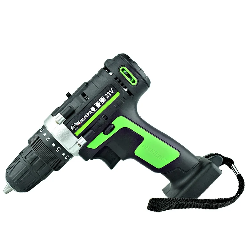 21V Power Tools Home Cordless Electric Screwdriver Mini Electric Drill Multi-Function Lithium-Ion Rechargeable Electric Drill