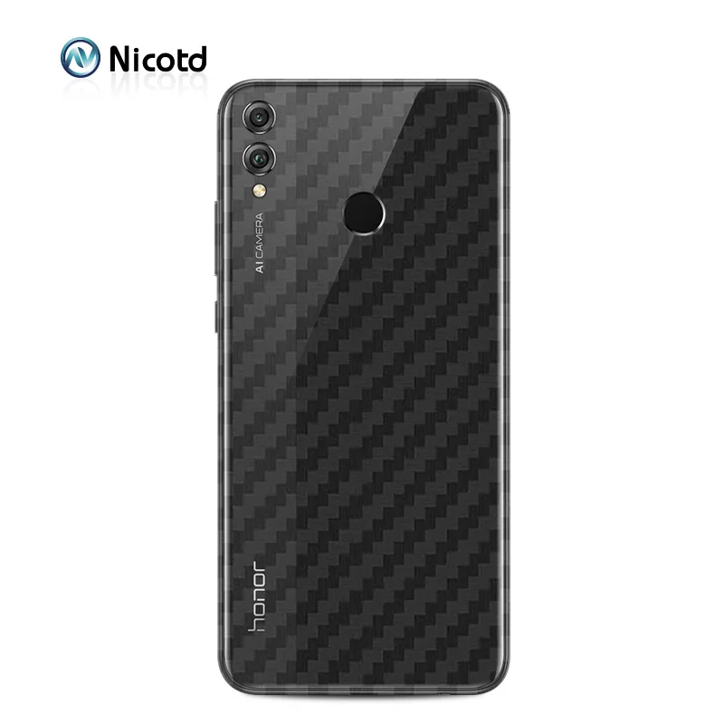 Задняя крышка из углеродного волокна для Huawei Honor 8X 7X 6X 3D Защитная пленка Nova 3i с