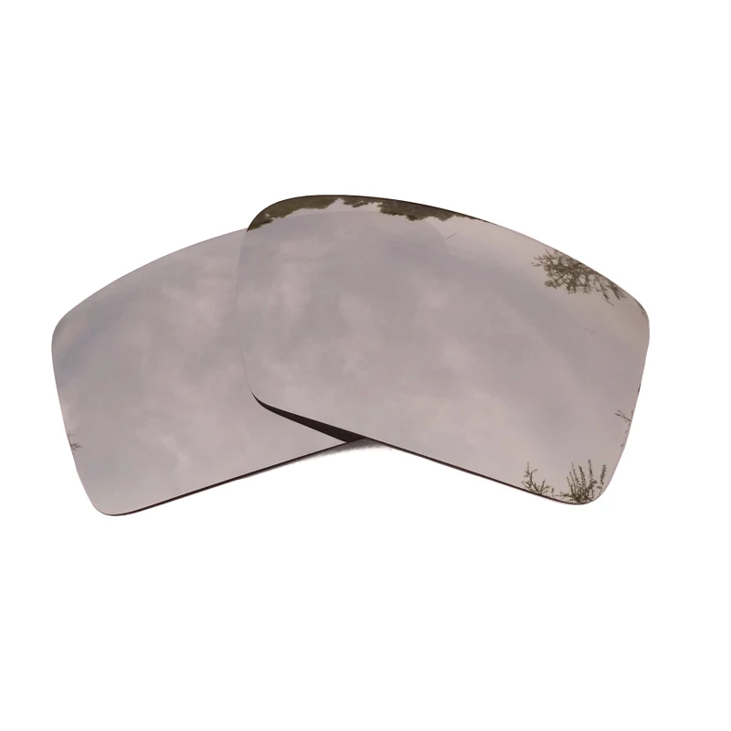 Серебряные зеркальные поляризованные Сменные линзы для Gascan, солнцезащитные очки в оправе UVA и UVB - Цвет линз: Silver Mirrored
