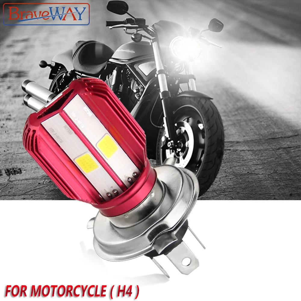 

BraveWay 1PC Motorcycle LED Headlight 12V LED Bulb for Scooter Motorbike Motorcycle Moto Bike Autocycle