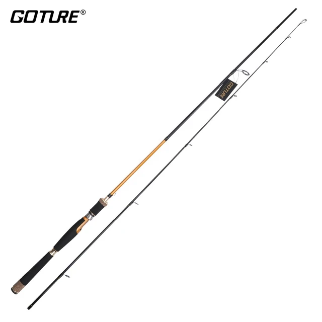 Goture Fishing Rod 2.1M 2.4M 2 Section Spinning Rod Carbon Fiber M Action  Slow