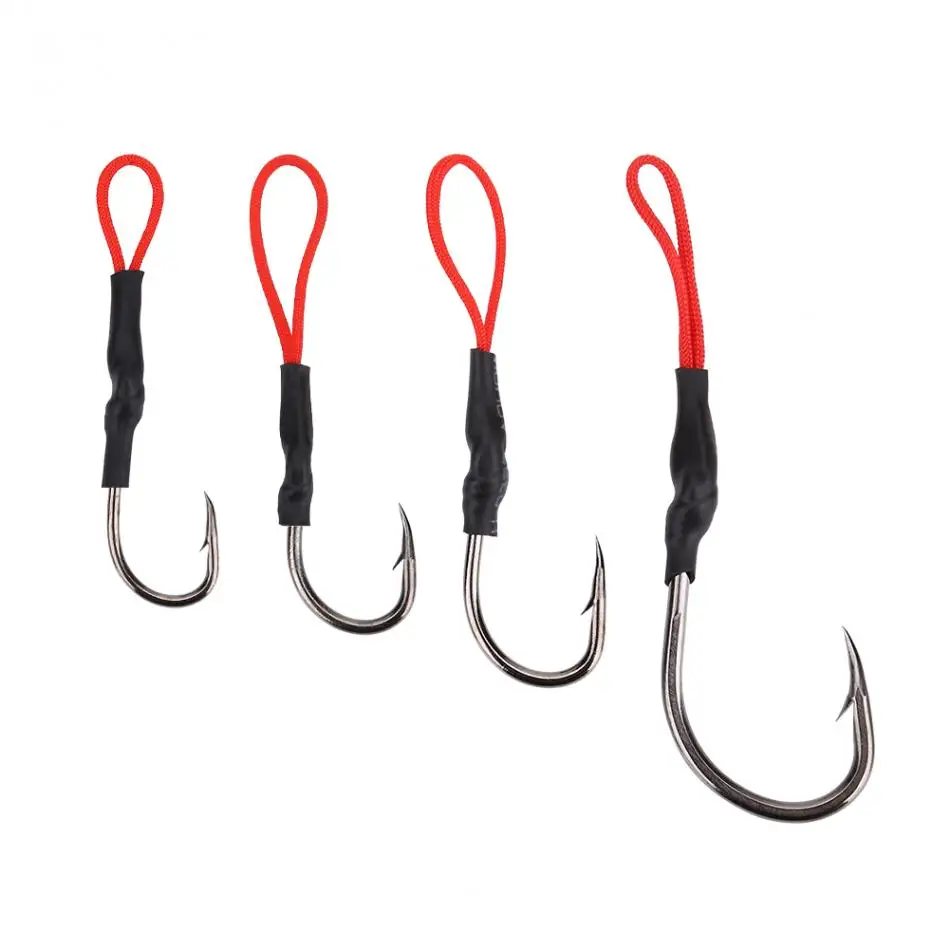 

5pcs High Strength Heavy Duty Fishing Hooks Iron Barbed Crank Fishhook Jig Hook Fishing Hook Carp Fishing Trackle
