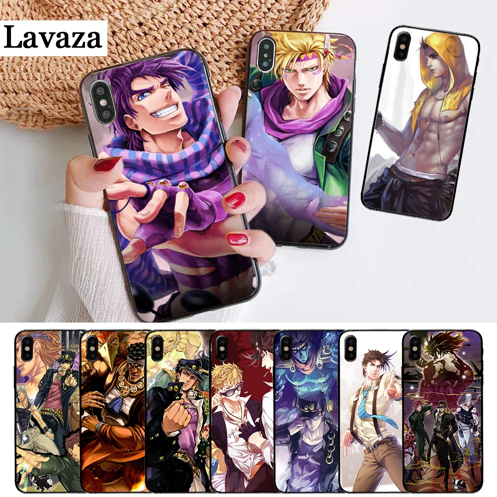 

Lavaza JoJo Jonathan Joestar Novelty Fundas Silicone Case for iPhone 5 5S 6 6S Plus 7 8 X XS Max XR