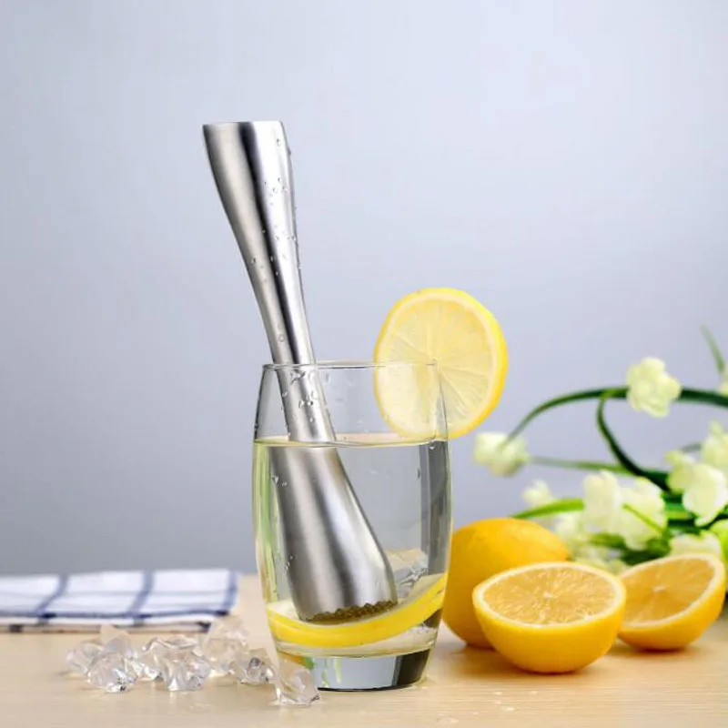 Коктейли из нержавеющей стали Mojito Muddler Caipirinha Pestles молоток для колки льда
