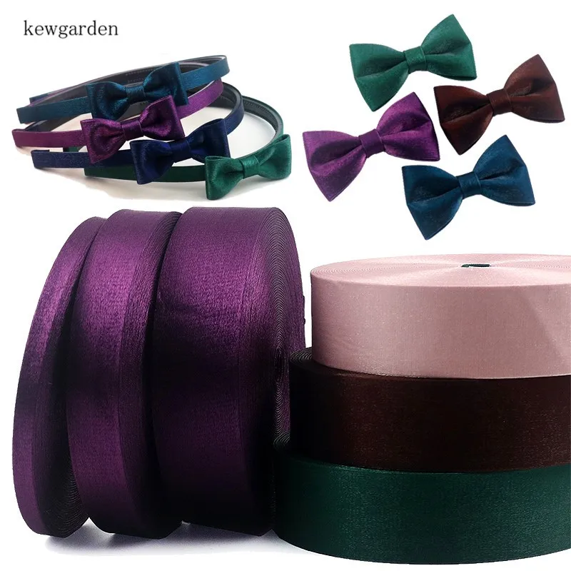Многослойные тканевые ленты Kewgarden 3/8 &quot1&quot 1-1/2 &quotDIY бант хлопковая лента вручную