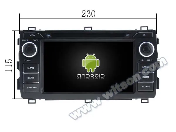 WITSON Android 10 0 IPS HD экран для TOYOTA AURIS 2013 автомобильный DVD Радио GPS 4 Гб ОЗУ + 64 FLASH 8 Octa Core