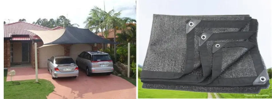2x2m 6.56x6.56ft Солнцезащитная дышащая сетка сетка. Сетка для затенения. защиты от