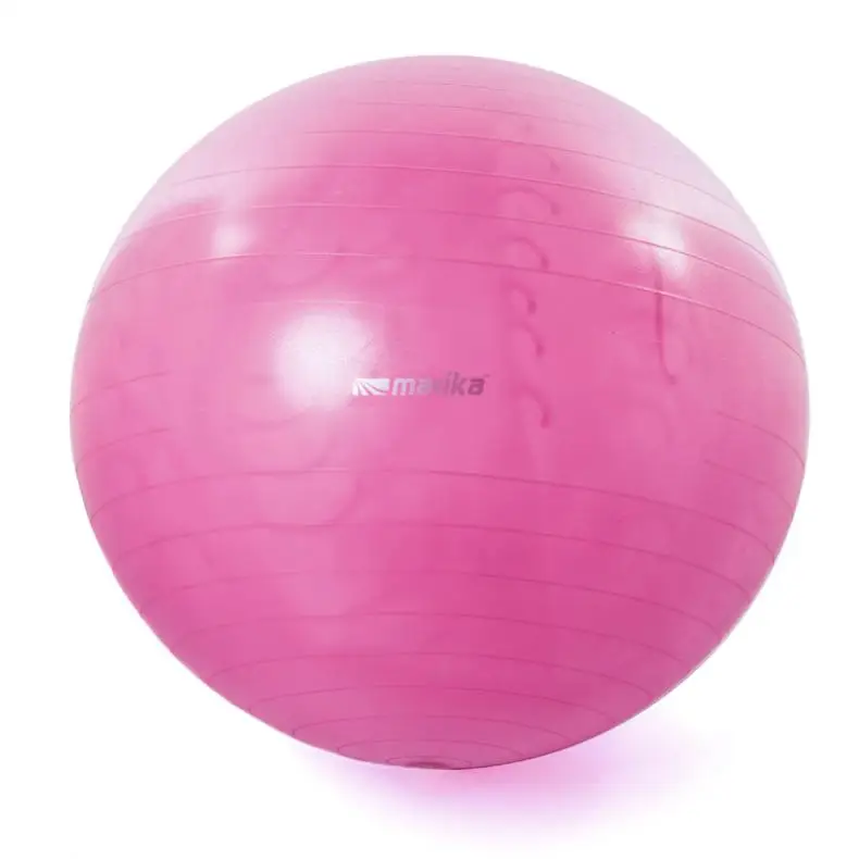 Фитнес-мяч для йоги 65 см практичные мячи для йоги баланс Пилатес Спорт фитбол устойчивые Мячи противоскользящие для фитнес-тренировок - Цвет: Розовый