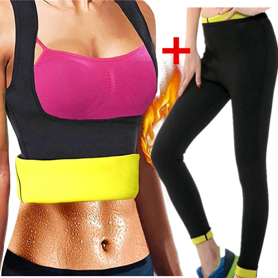 

Shapers Slimming Control Vest & Pants Waist trainer Neoprene Super Stretch Weight Loss Waist Shapewear DropShipping