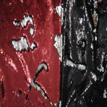 

60x50cm Discolored Sequin Double-face ReversibleSequin Fabric Satin Back Sequin Fabric For DIY Sewing Bag Cloth Dress Decoration