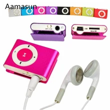 Металлический USB 2,0 зеркальный портативный MP3 плеер мини-клип MP3 плеер водостойкий Спорт mp3 музыка плейер Волкман lettore mp3