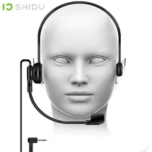 SHIDU Brand S5 Lavalier Microphone Condenser Megaphone Mic For Portable Voice Amplifier Loudspeaker Conference Teachers Speaker shidu ultra wireless portable uhf mini audio speaker usb lautsprecher voice amplifier for teachers tourrist yoga instructor s615