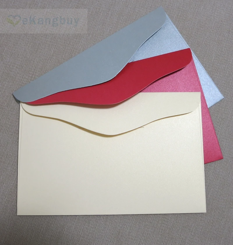 25 шт. 227x150 мм Переливающаяся бумага конверта серебряный красный само закрытие приглашения подарок конверты