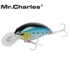 Mr.Charles-leurre de pêche flottant CMC006, appât artificiel, wobbler, cranbait, matériel de pêche, 53mm, 8g, 0 à 0.8m, 3D E ► Photo 2/6