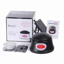 MAKARTT 12 шт./лот отпариватель жидкость для снятия геля Быстрый Лак для ногтей Очиститель клея инструмент легко Электрический паровой восстановление ногтей инструменты E0532X