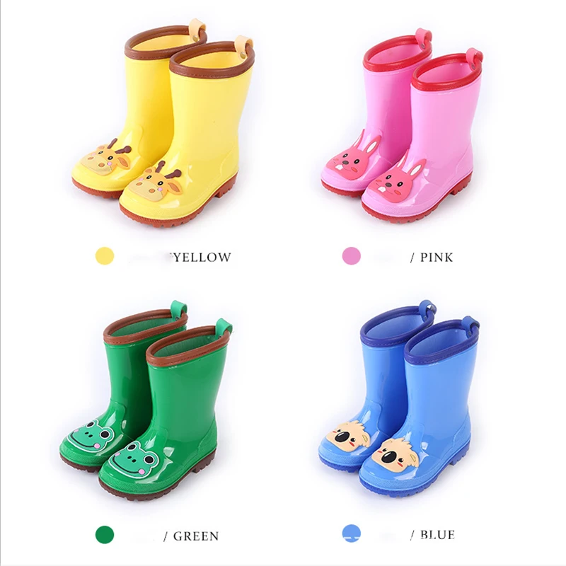 Rain Boots Kids for Boys Girls Rain Boots Waterproof Baby Non slip