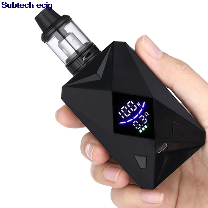 Оригинальный SUB два M6 100 Вт Box Mod Kit с 4 мл электронная сигарета распылитель 2600 мАч