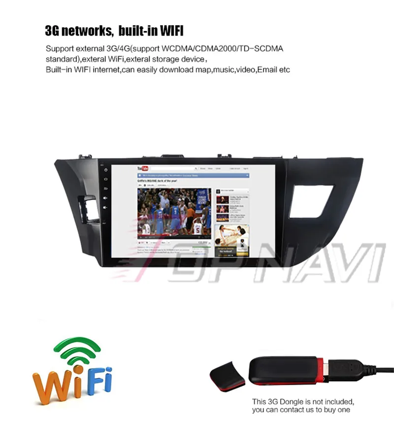 dvd automotivo For Toyota Levin 2014