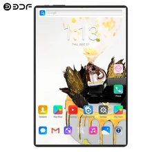 BDF 10 дюймов Android 9,0 планшетный ПК 10/десять ядер 1280*800 ips 8 ГБ/128 ГБ Tab 4G LTE две sim-карты 10,1 МП Двойная камера ПК планшеты