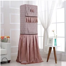 Крышка для кондиционера декоративные капот кружевные занавески Пылезащитный для стоячего кондиционера коричневый желтый красный