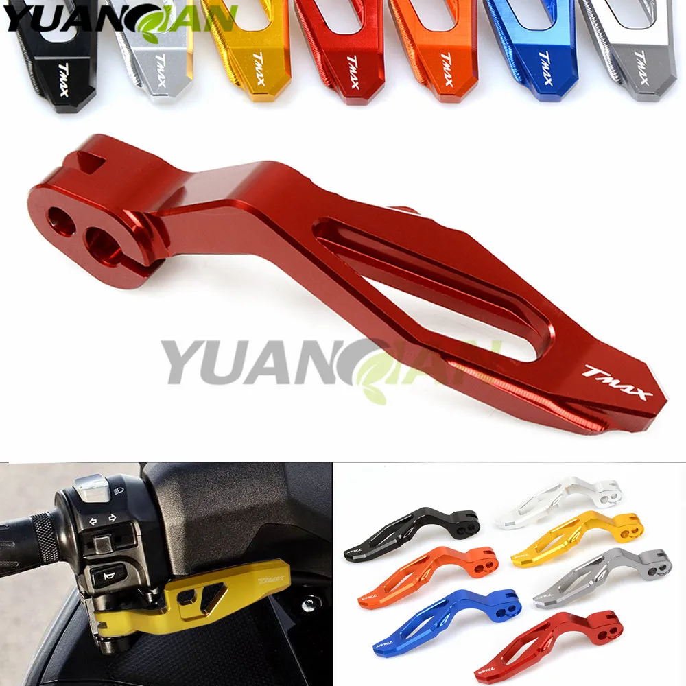 

For yamaha TMAX 500 2008-2011 TMAX 530 2012 2013 2014 2015 XP530 Red Motorcycle Aluminum Parking Brake Lever One Piece