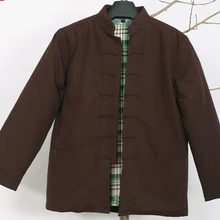 Синий/черный/красный/серый/coffeewinter чистого хлопка теплые Тан костюмы Wing chun куртка боевых искусств кунг-фу одежда лежал медитации пальто