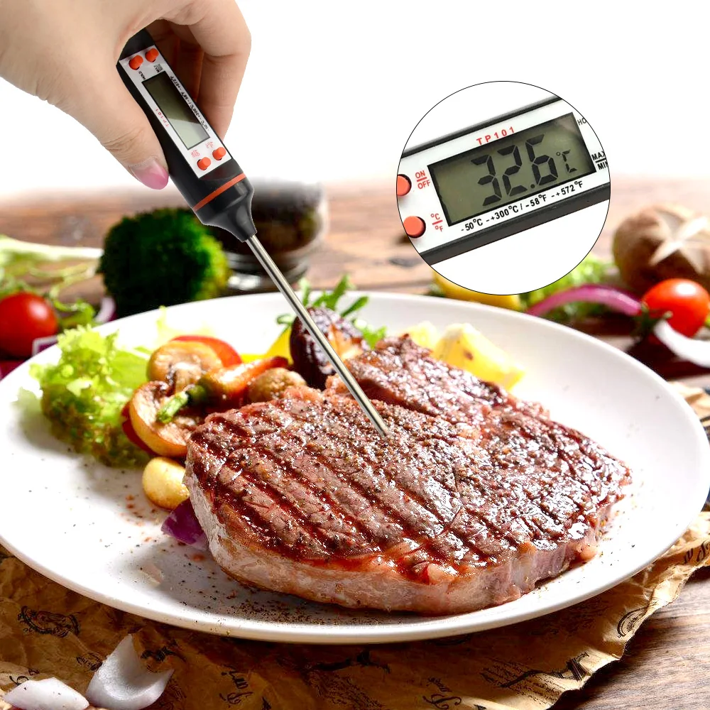 Kitchen oil temperature meter kitchen barbecue baking temperature pen