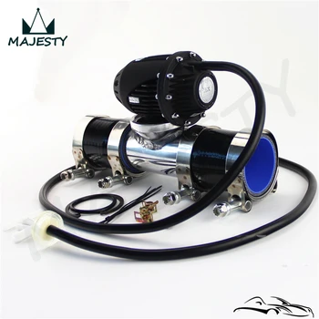 

Black Aluminum Billet Anodized Type-4 SQV Blow Off Valve BOV +3.15" Flange Pipe +silicone +clamps +4mm vaccum hose black