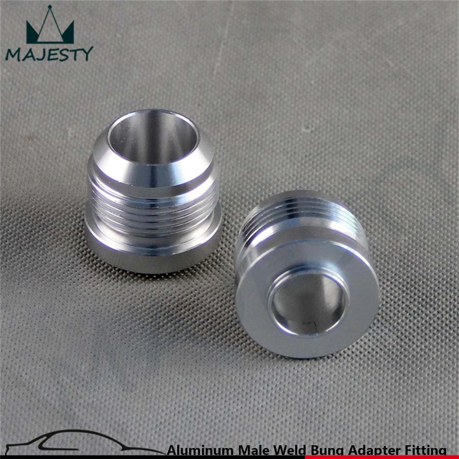 2pcs AN 16 AN16 Male Aluminium Adapter Weld Bung Nitrous Hose Fitting