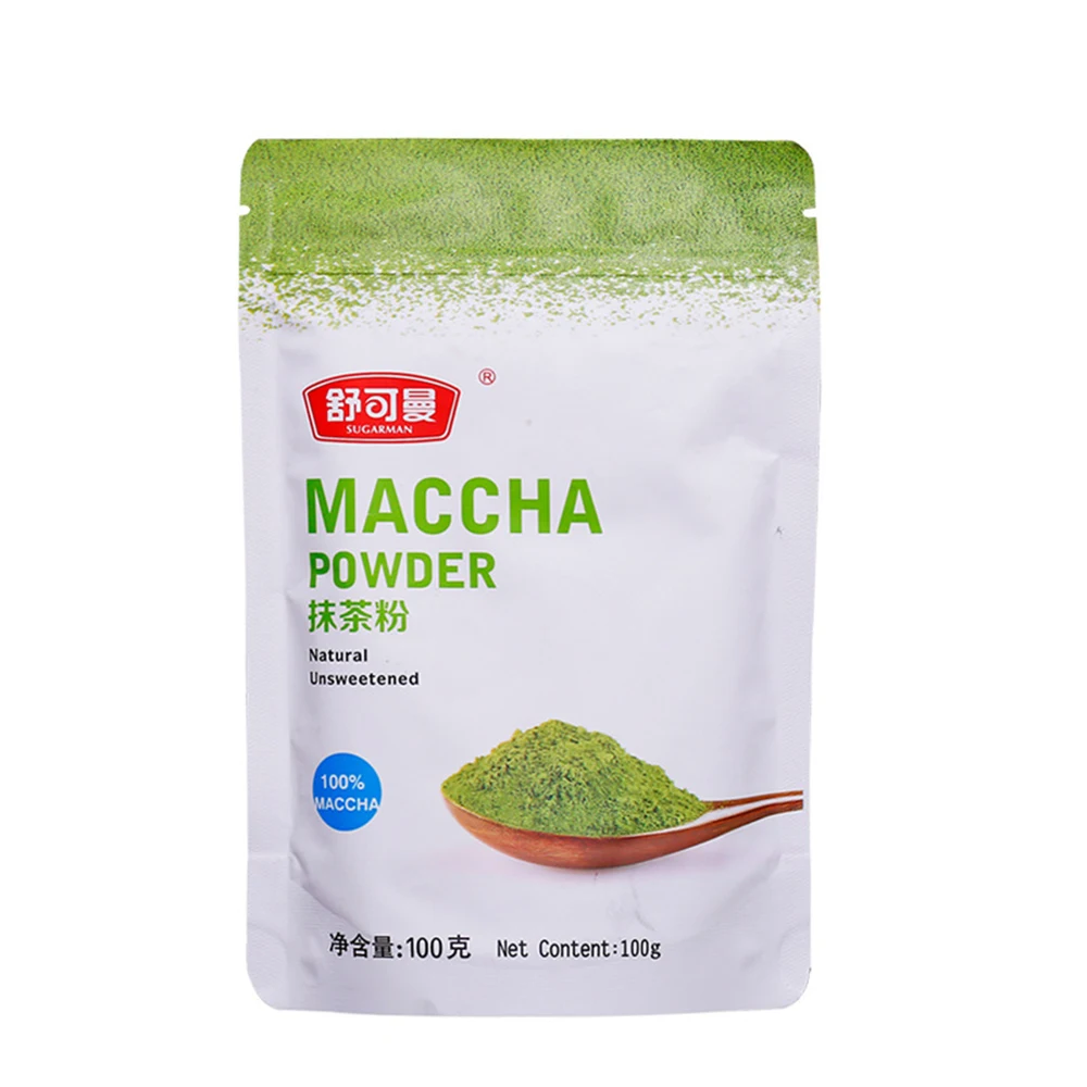 

Matcha Tea Powder Organic Pure Green For Kitchen 100g Mini Cake Tool