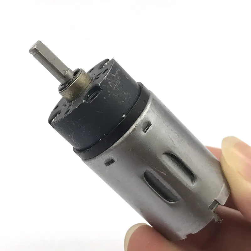 High Speed 280rpm DC Micro Reversible Gear Motor 12V Electric for DIY Robot Part
