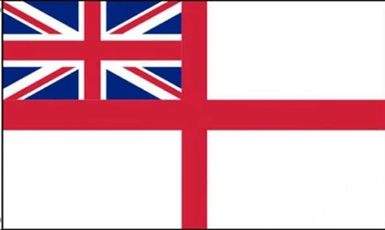 

Wtite Ensign British Royal Navy Funeral Flag 3ft x 5ft Polyester Banner Flying 150* 90cm Custom flag