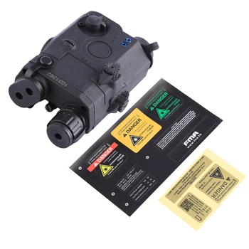 

FMA PEQ15 LA-5 Battery Box With Red Laser Light - Black