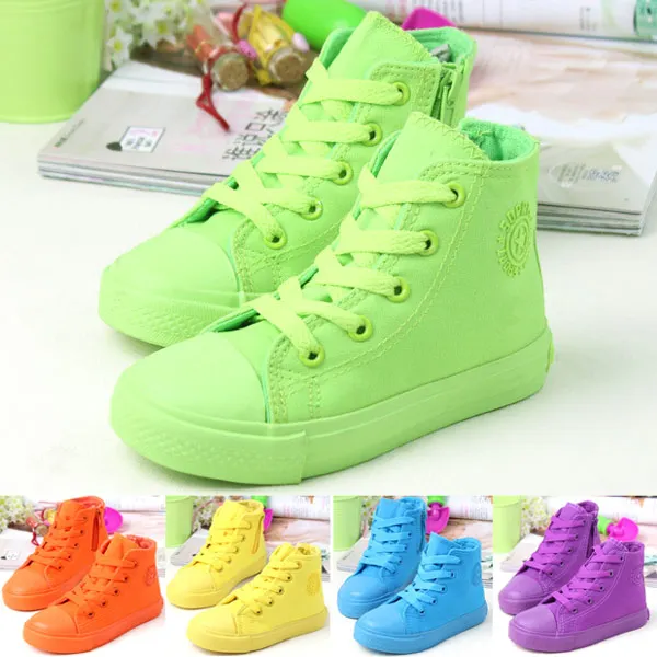 Children Shoes Brand 2015 Colorful Fashion Casual High top Children