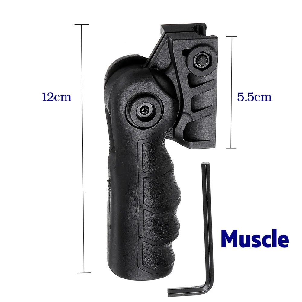 ABS тактическая рукоятка Foregrip для JinMing 8th M4A1 гелевый шар игра вода для оружия игрушки аксессуары - Цвет: Muscle