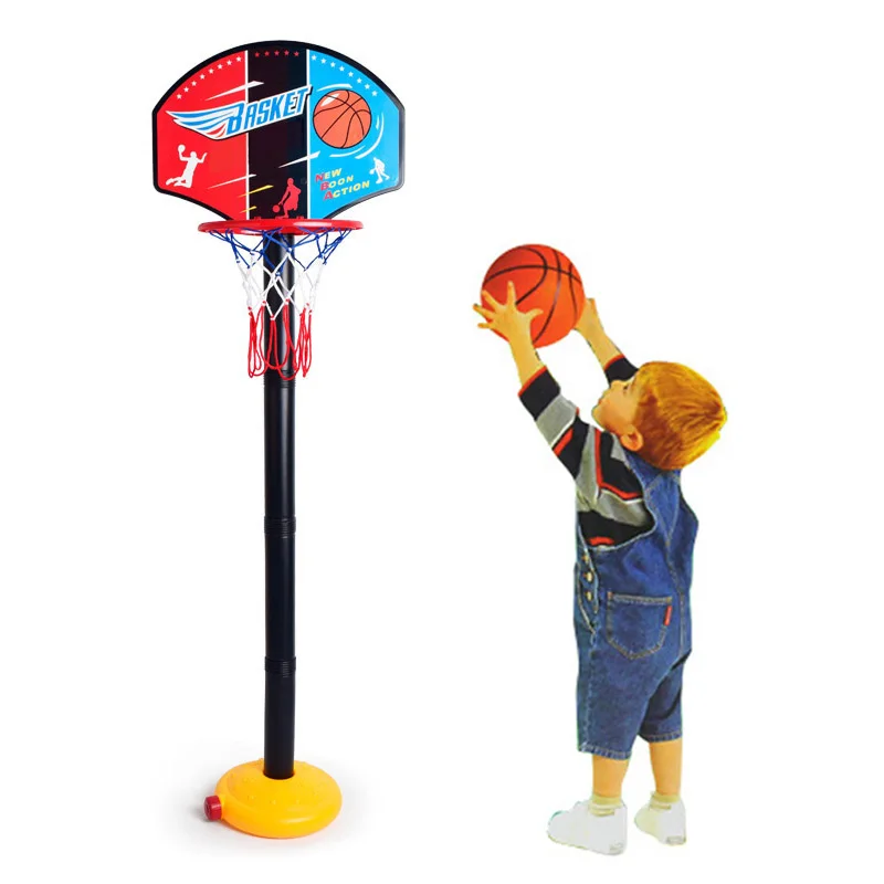 Kids Toy Mini Basketball Hoops Set Gift Stands Adjustable with Inflator