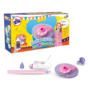 

Kids Karaoke Stand Microphone Adjustable Cool Music Microphone Musical Toys with Light Effect Instrumentos Musicales Infantiles