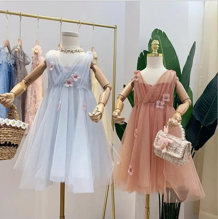 Новинка 2019 г. летние эксклюзивные сетчатые Платья с цветочным рисунком для