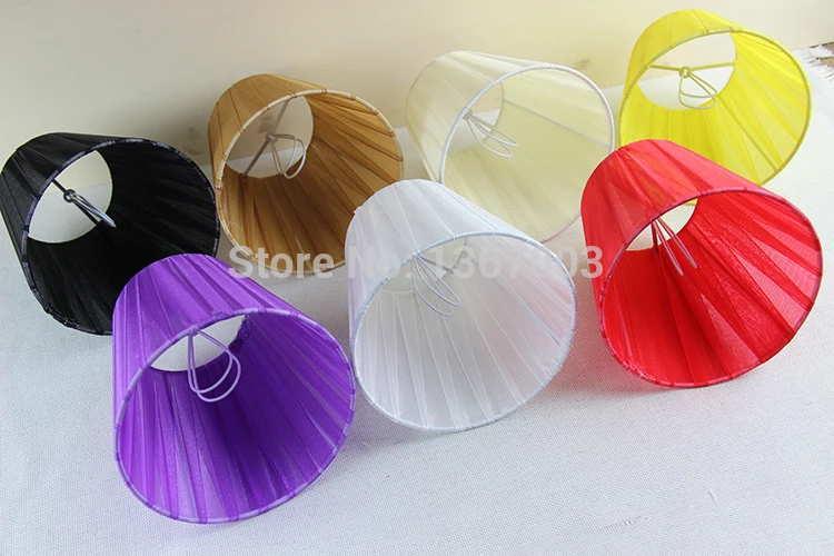 14cm Special offer colorful lace lamp shades chandelier discount