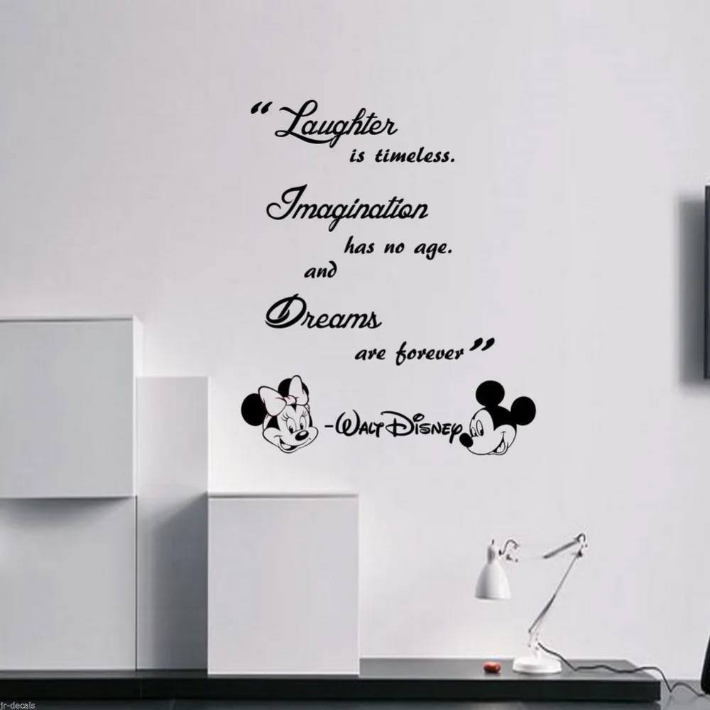 Por Wall Art Baby Lots From China Kids Room Wall Stickers Es Laughter Is Timeless Dreams Are Forever Vinyl Art Baby