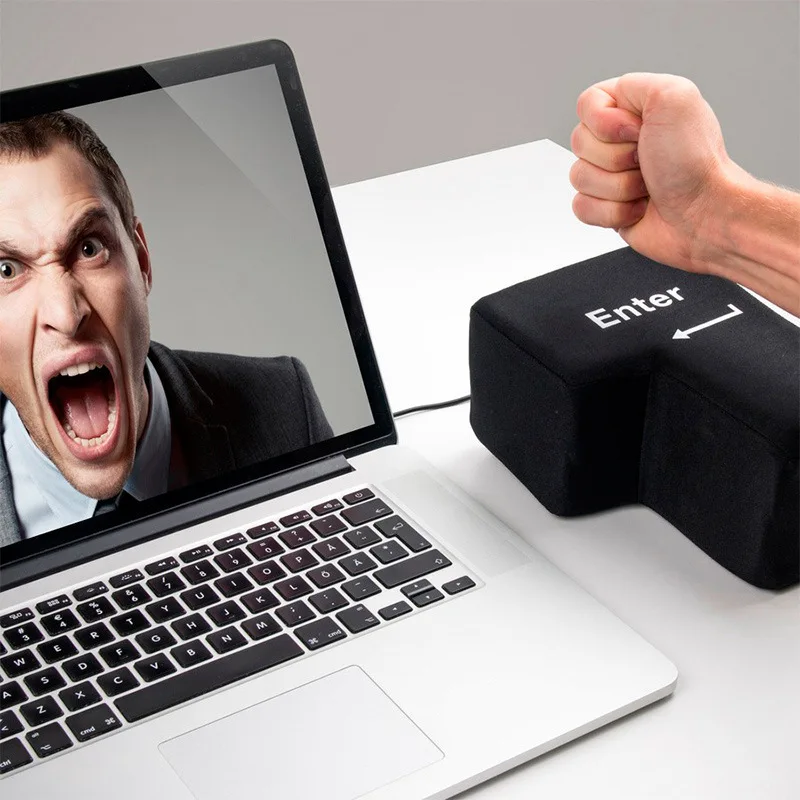 Big USB Enter key toy Creative Venting Press Computer Giant Super Enter Key Anti Pressure Artifact Vibration vent Toy Big USB Enter key toy Creative Venting Press Computer Giant Super Enter Key Anti Pressure Artifact Vibration vent Toy