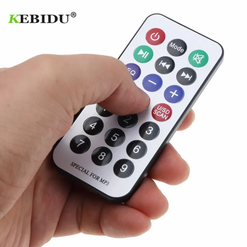 Kebidu Автомобильный USB Bluetooth аудио модуль 5 в 12 В беспроводной 4 1 MP3 WMA декодер плата FM