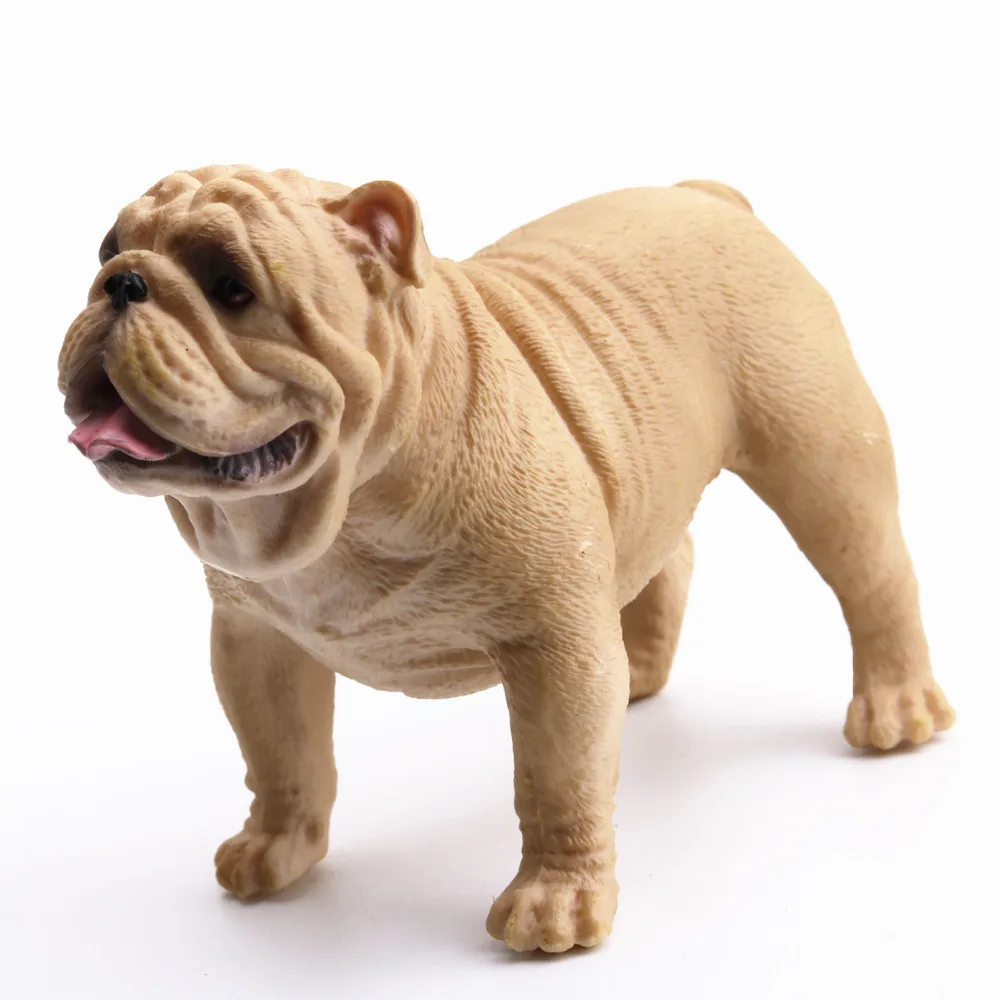REikirc Hot toys Pet dog Bulldog Simulation Animal model Action & Toy