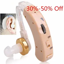 Voice Amplifier Hearing Aids Portable Invisible BTE Ear Care Machine For Elderly Deaf Battery Headphone Adjustable Tone S 520