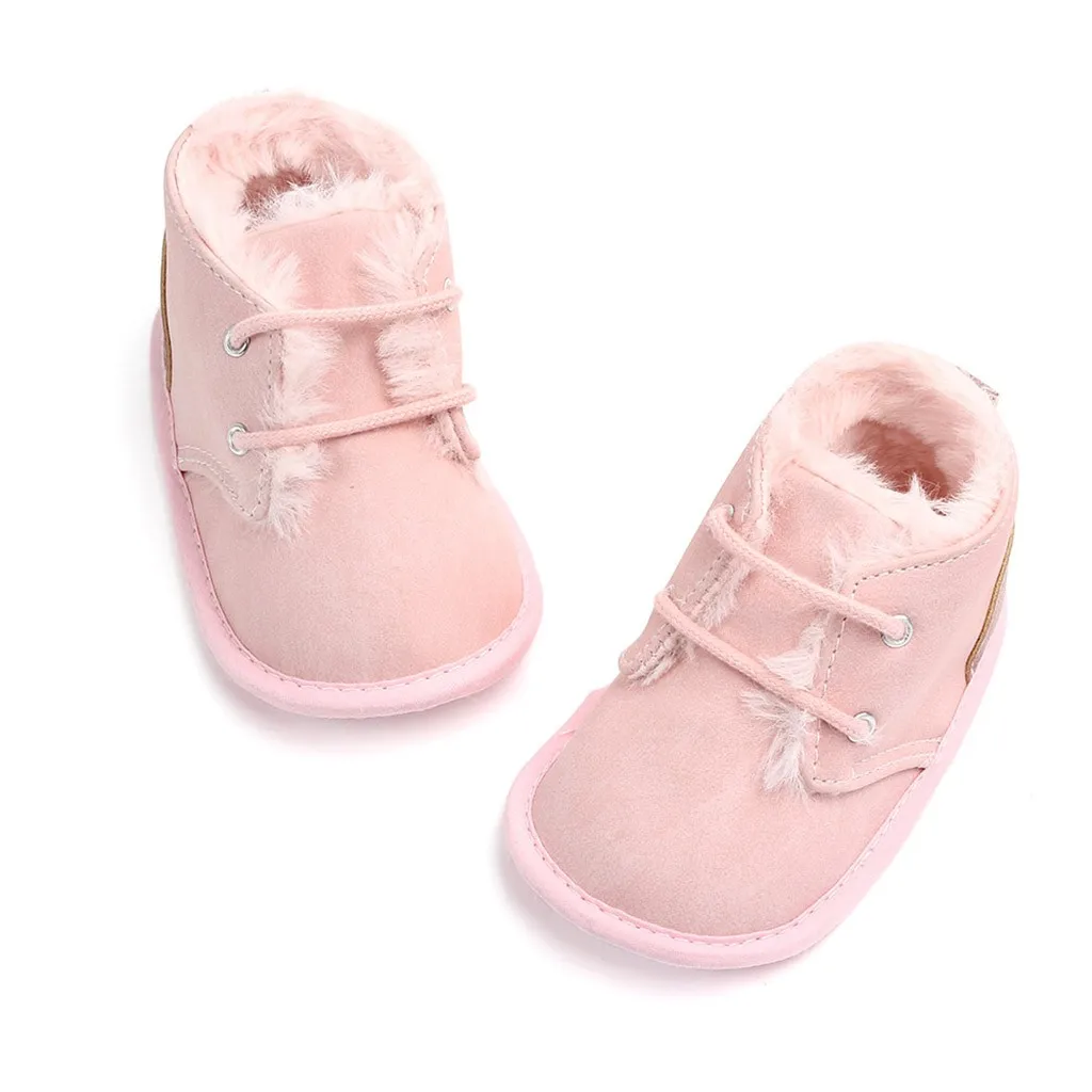 Детская обувь для новорожденных девочек; теплые лоскутные Нескользящие сапоги для ходунков; обувь на мягкой подошве; zapatos Bebek Ayakkabi
