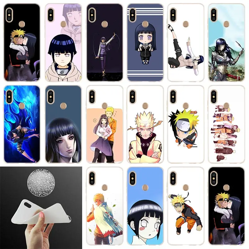 

Phone Case Naruto and Hinata For Xiaomi Redmi Note 7 6 5 4x redmi 7 6pro 6a s2 5a 4a 4x 5plus y3 Soft Cover Coque